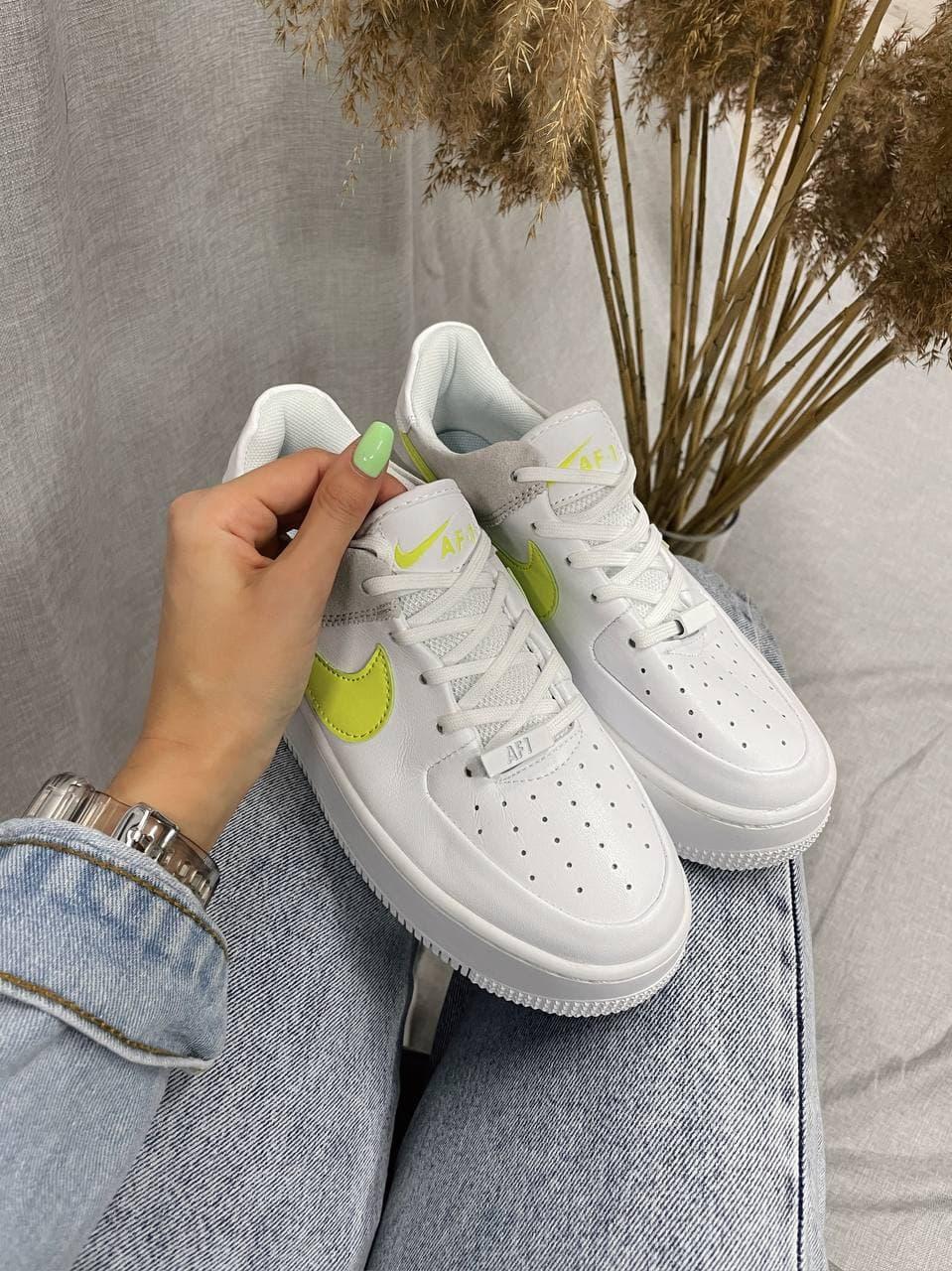 Nike Air Force 1 Sage White Lemon Venom