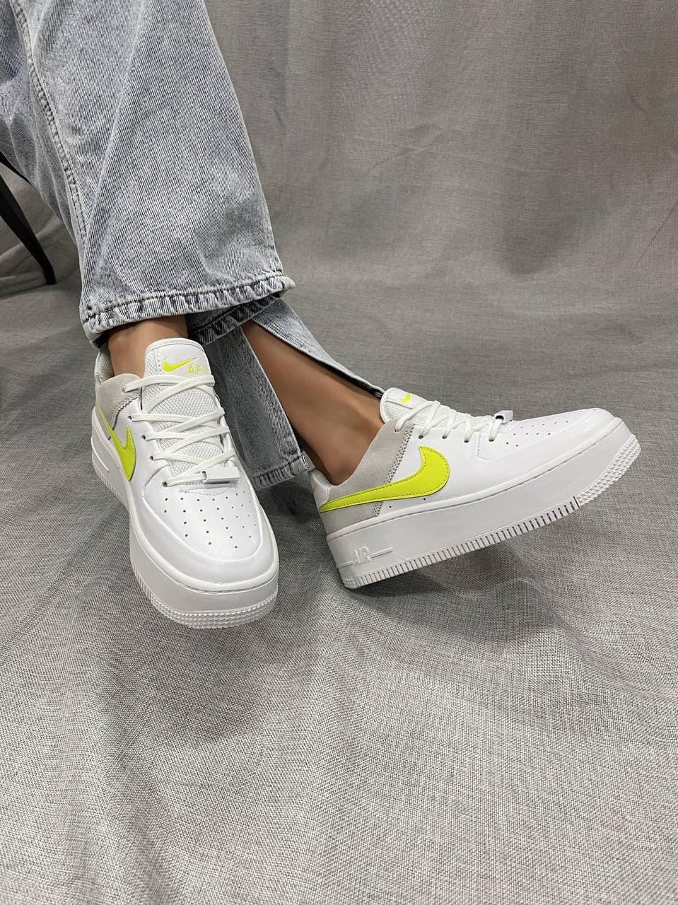 Nike Air Force 1 Sage White Lemon Venom