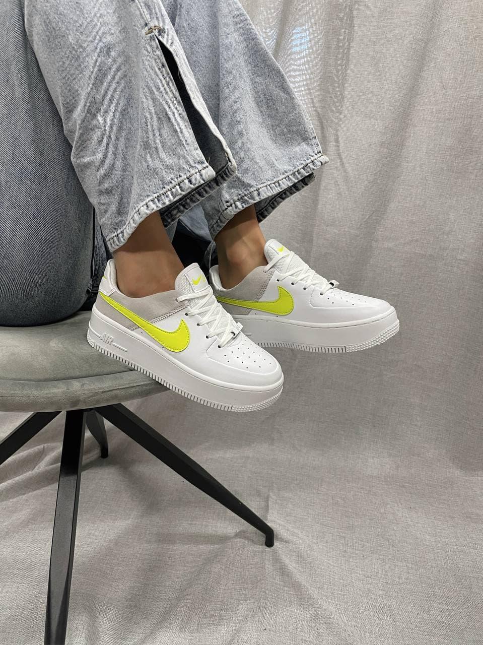 Nike Air Force 1 Sage White Lemon Venom