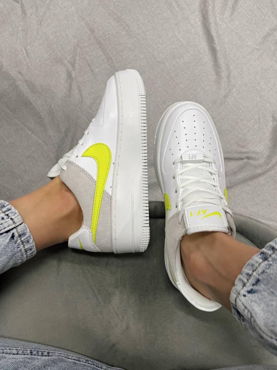 Nike Air Force 1 Sage White Lemon Venom