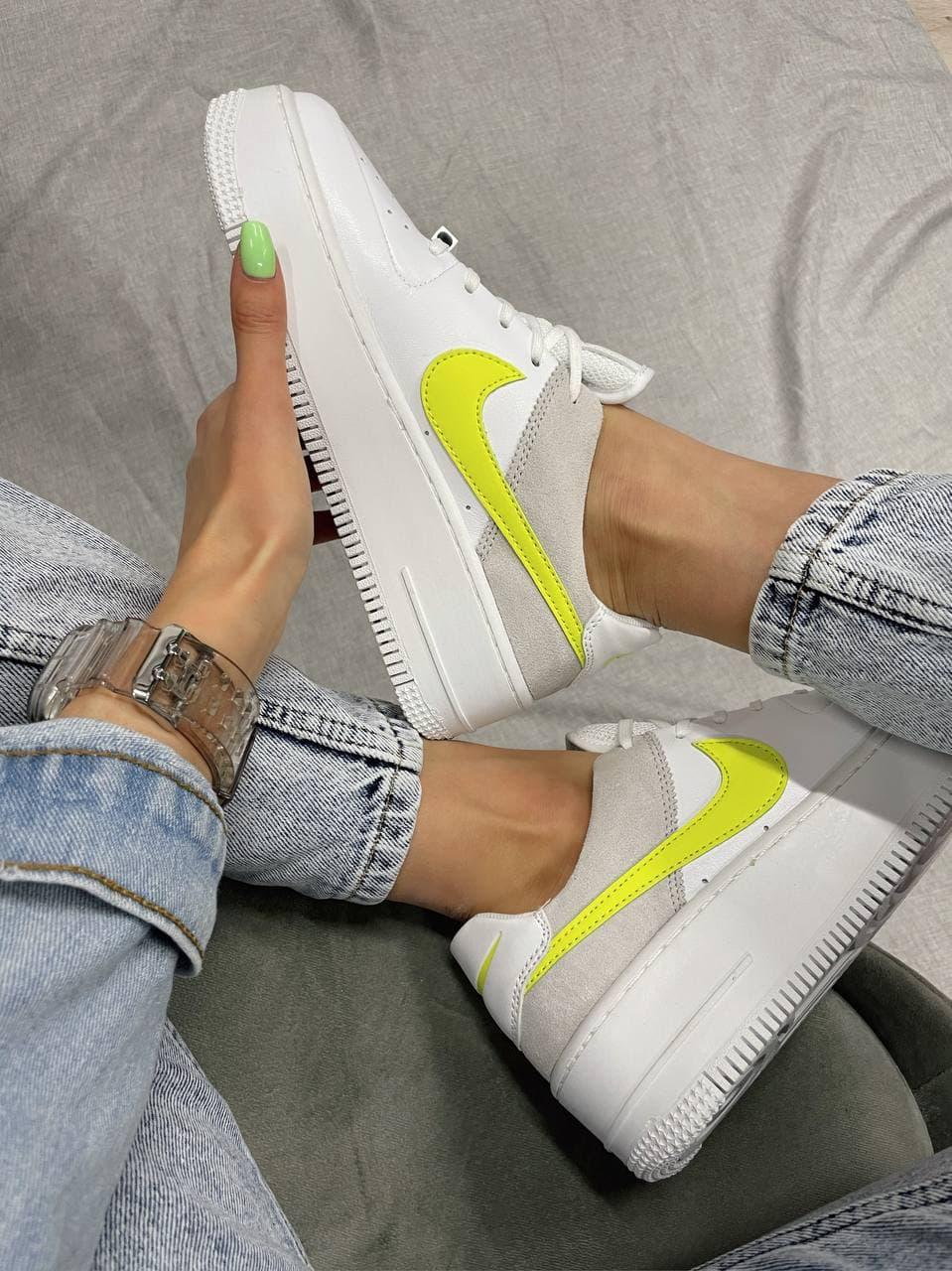 Nike Air Force 1 Sage White Lemon Venom