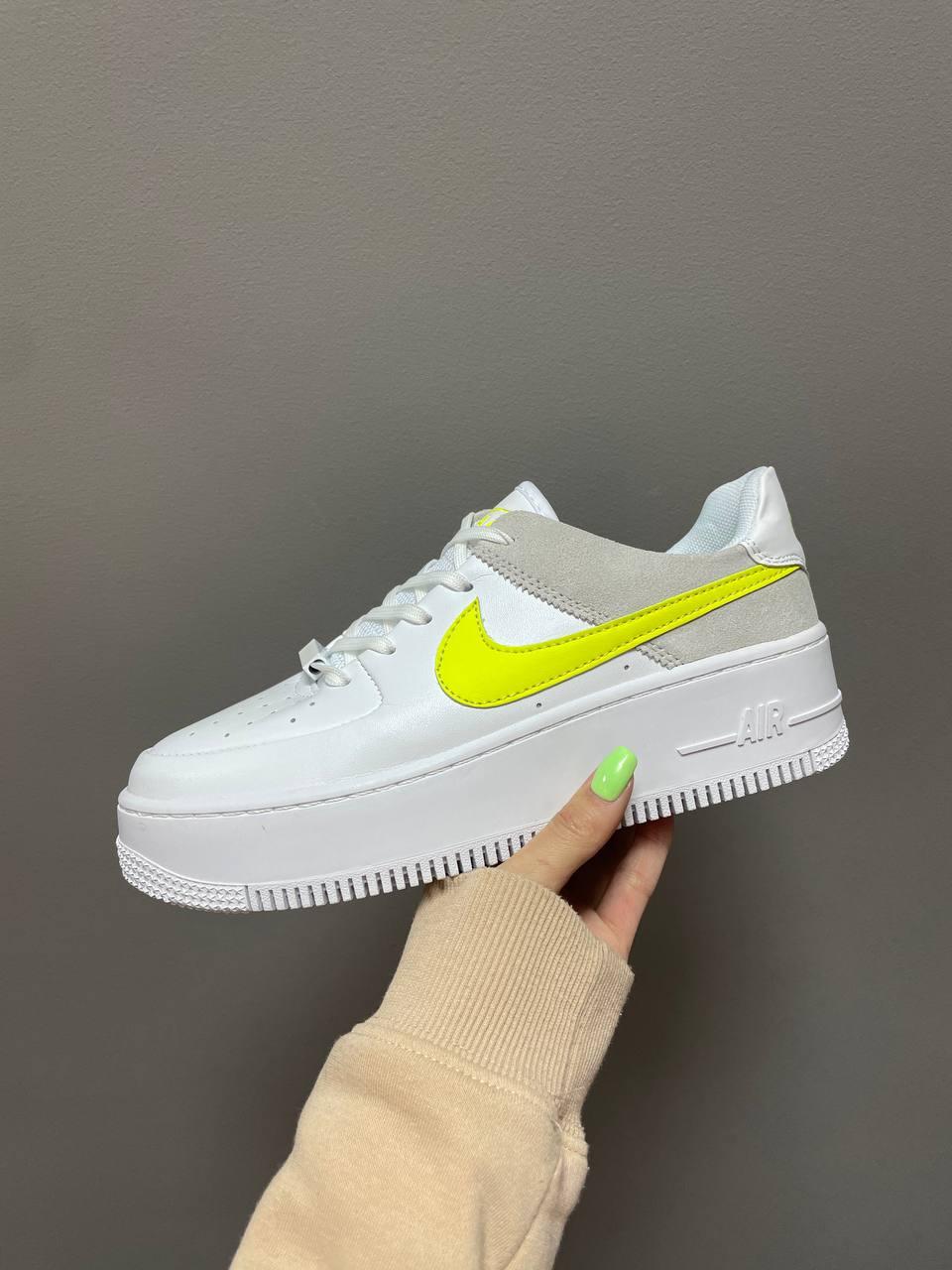 Nike Air Force 1 Sage White Lemon Venom