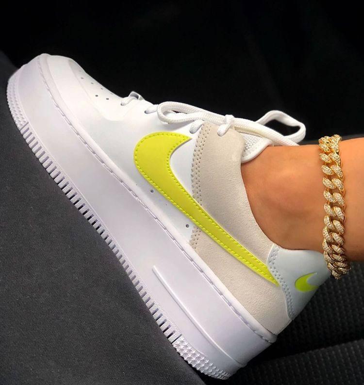 Nike Air Force 1 Sage White Lemon Venom