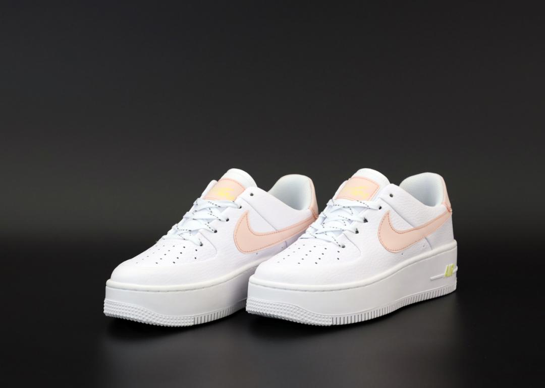Nike Air Force 1 White Pink Reflective