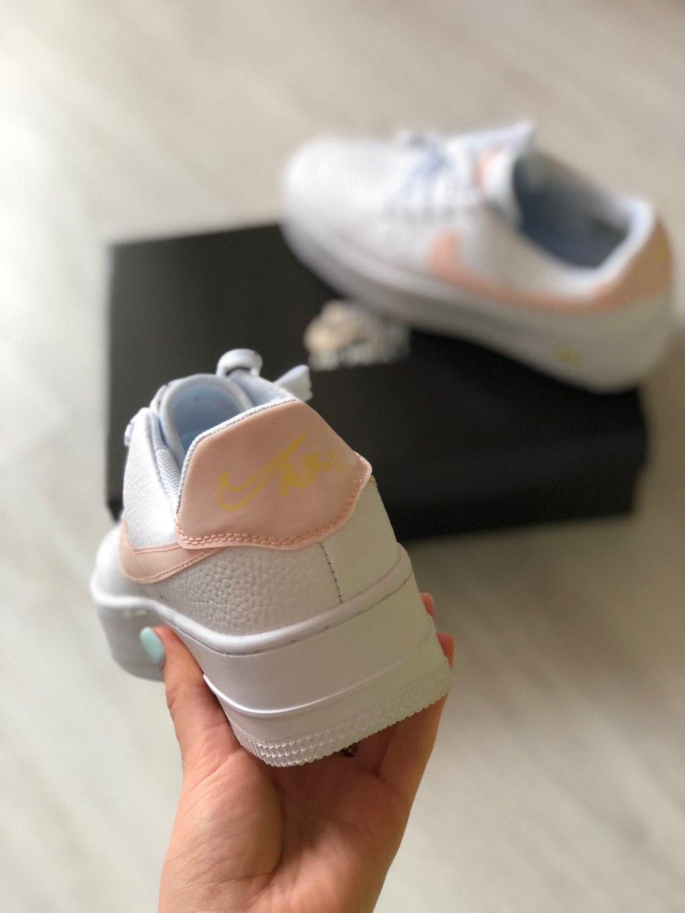 Nike Air Force 1 White Pink Reflective