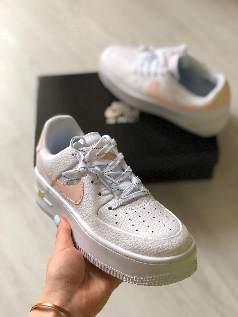 Nike Air Force 1 White Pink Reflective