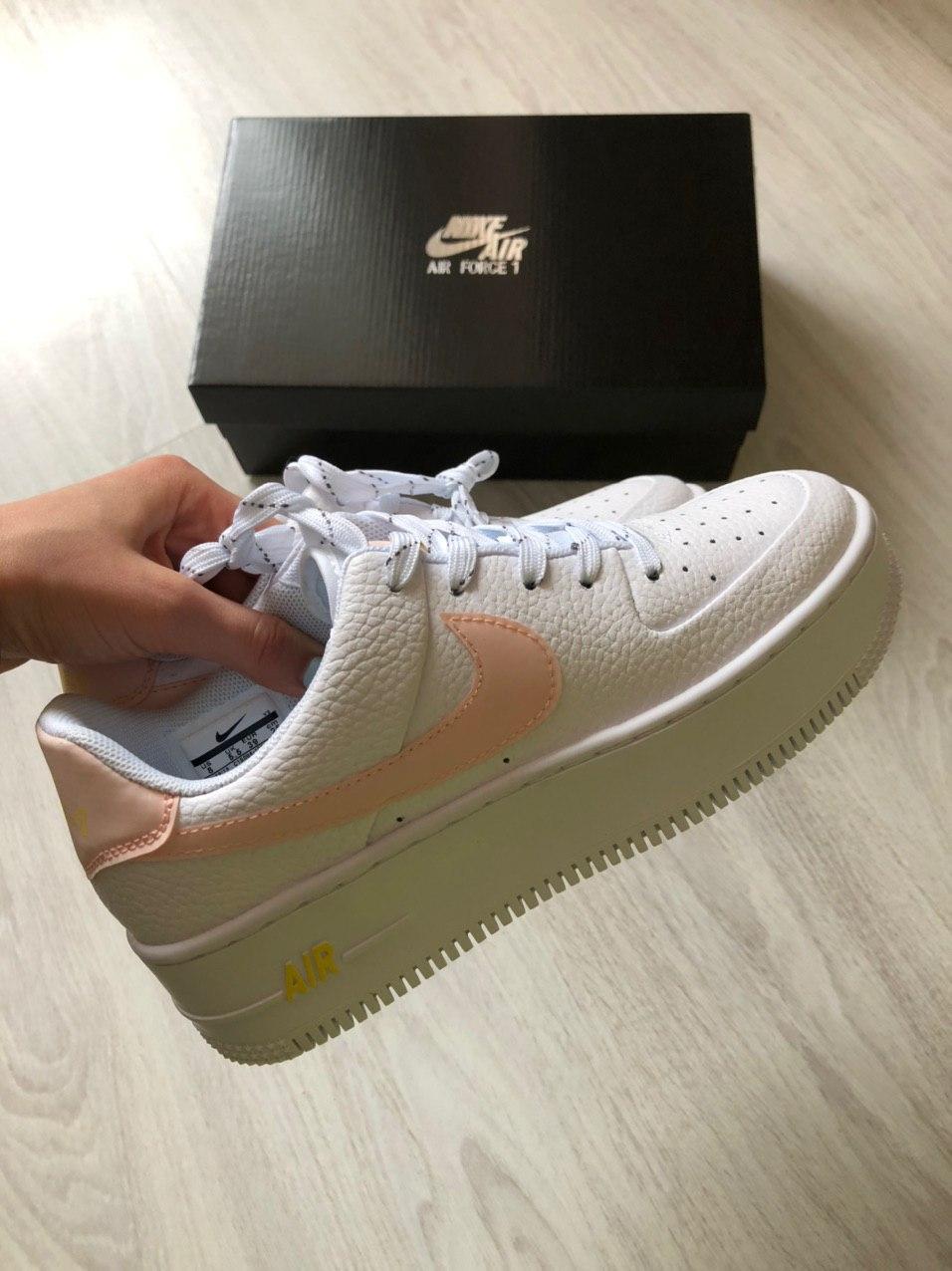 Nike Air Force 1 White Pink Reflective