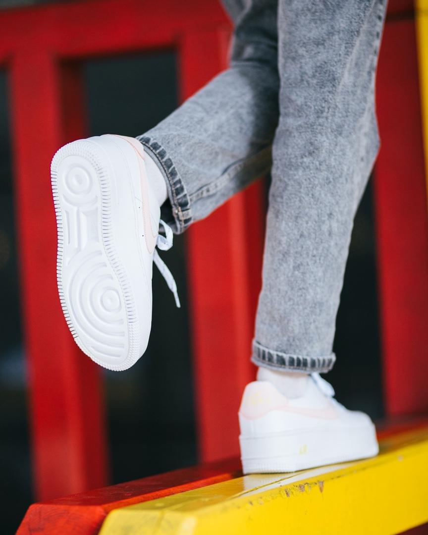 Nike Air Force 1 White Pink Reflective