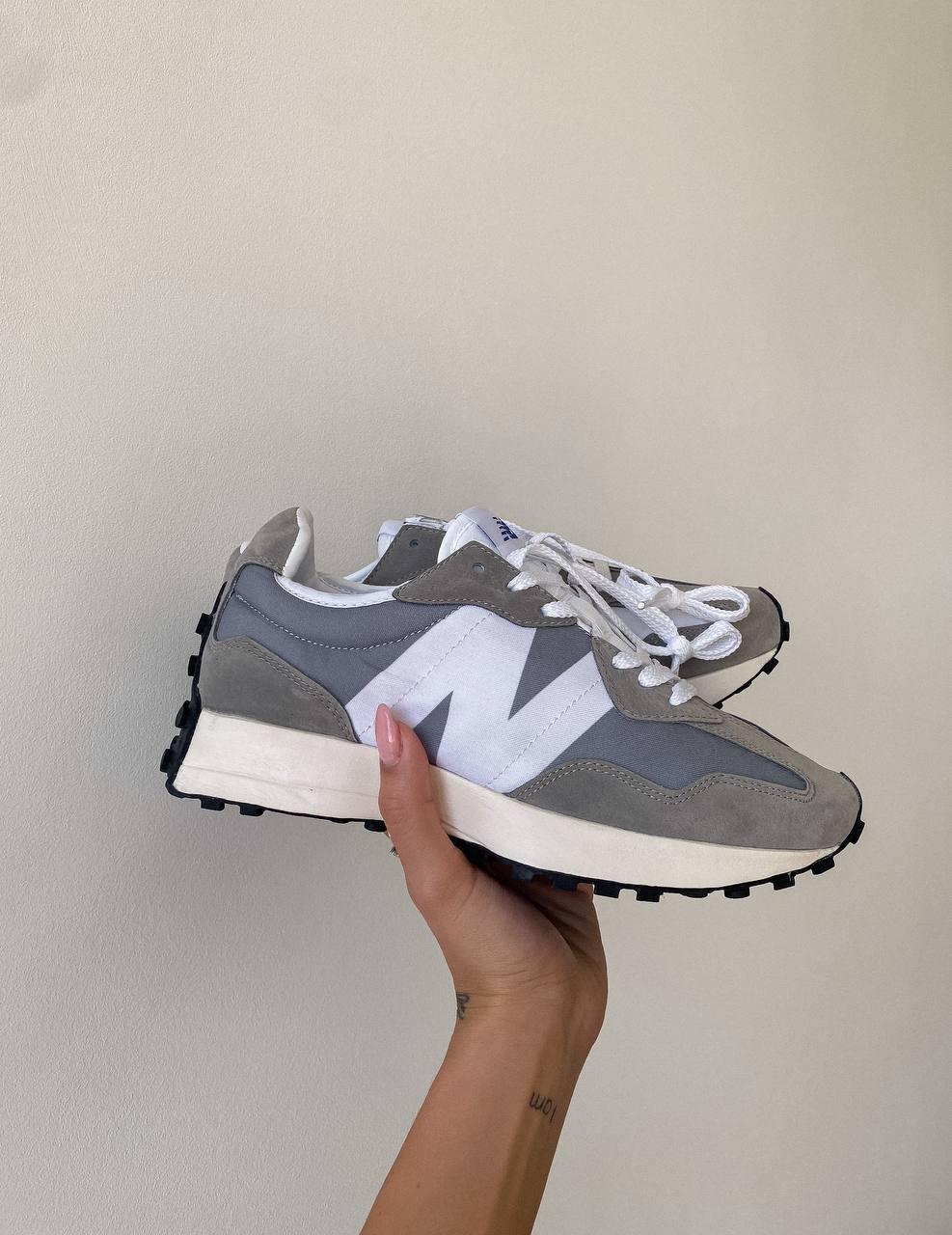 New Balance 327 Grey White