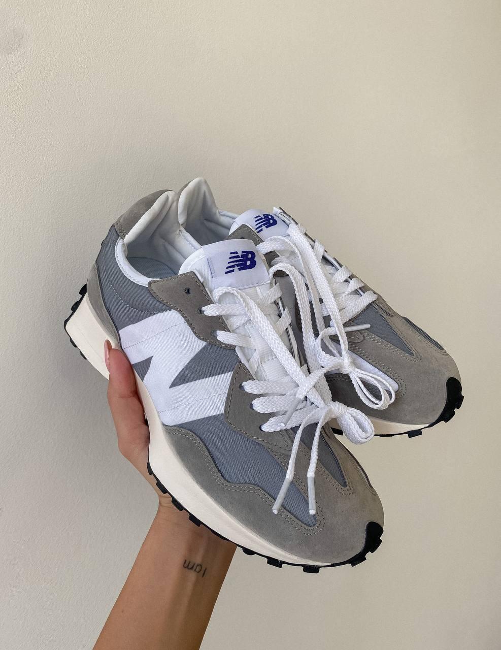 New Balance 327 Grey White