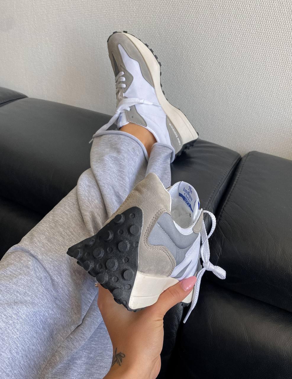 New Balance 327 Grey White