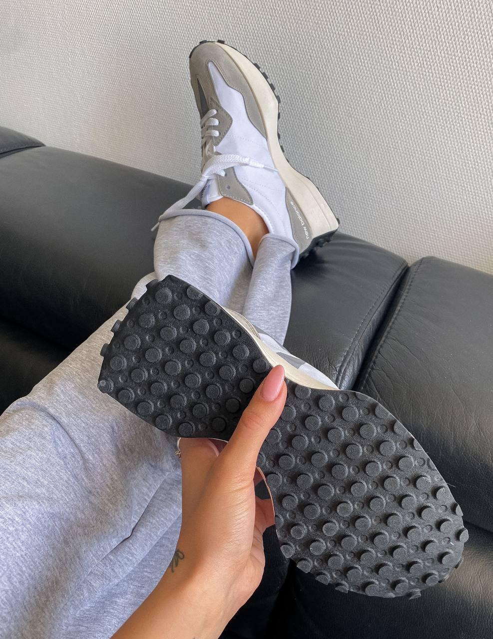 New Balance 327 Grey White