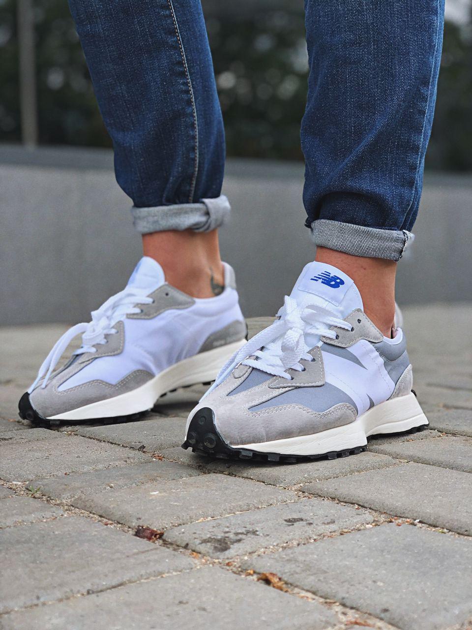New Balance 327 Grey White
