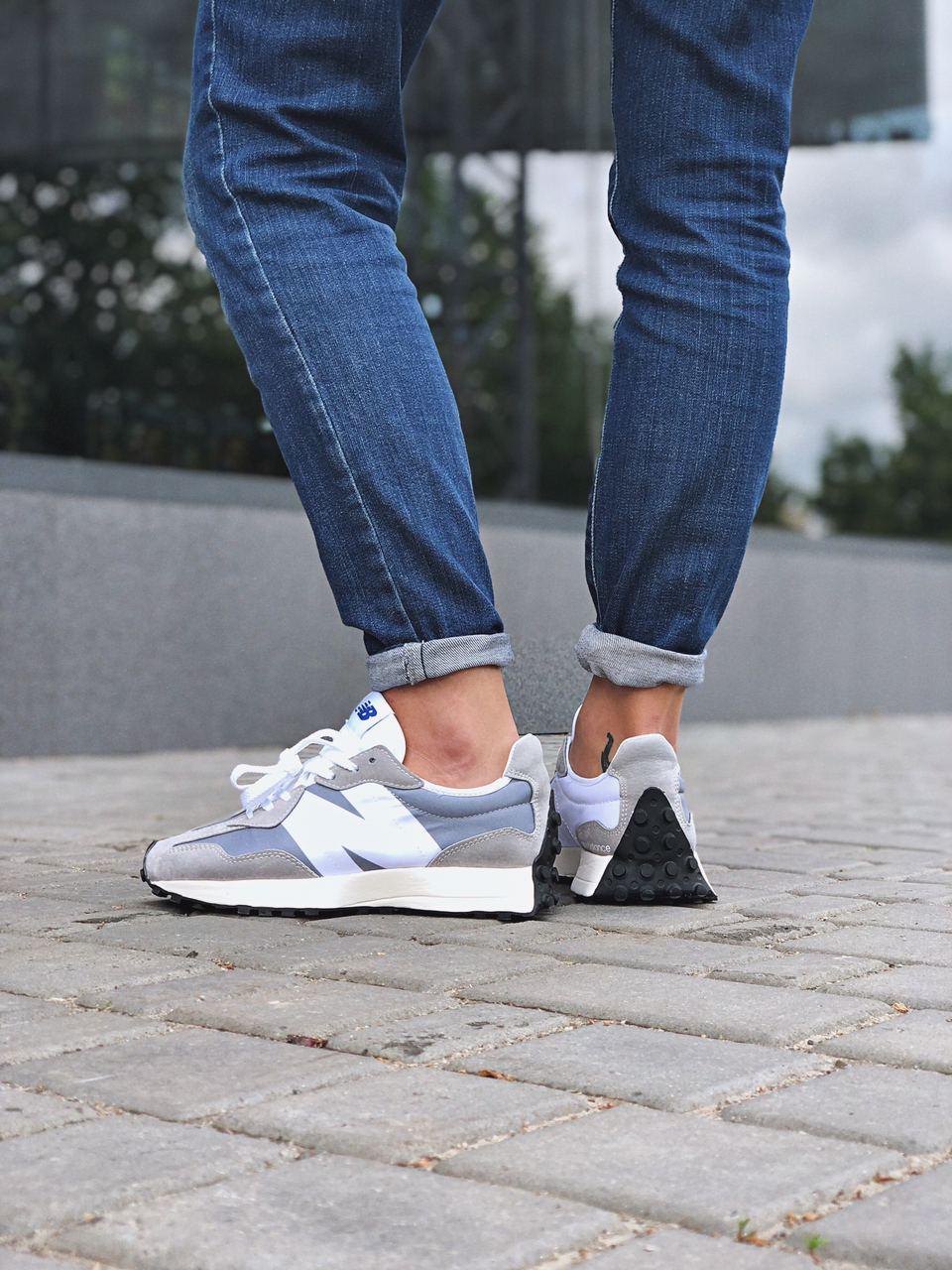 New Balance 327 Grey White