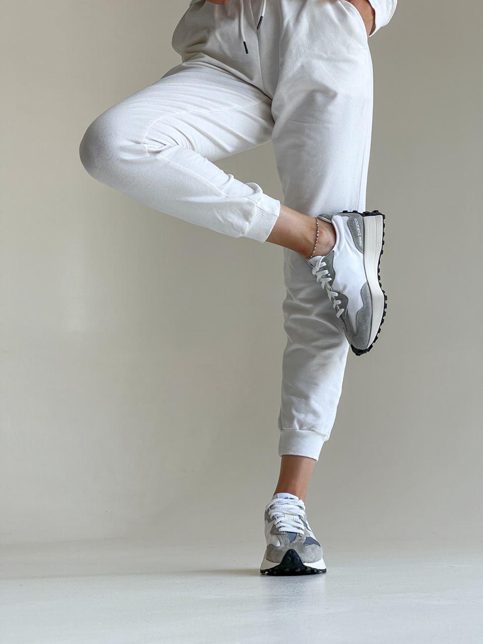 New Balance 327 Grey White