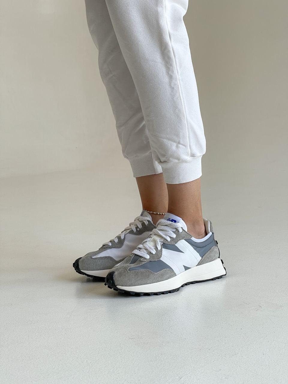 New Balance 327 Grey White