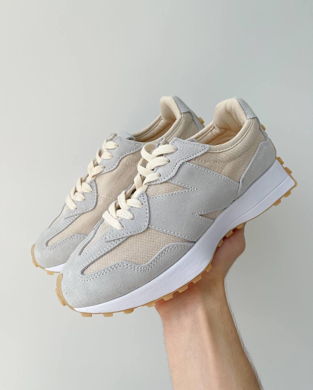New Balance 327 Beige Grey White