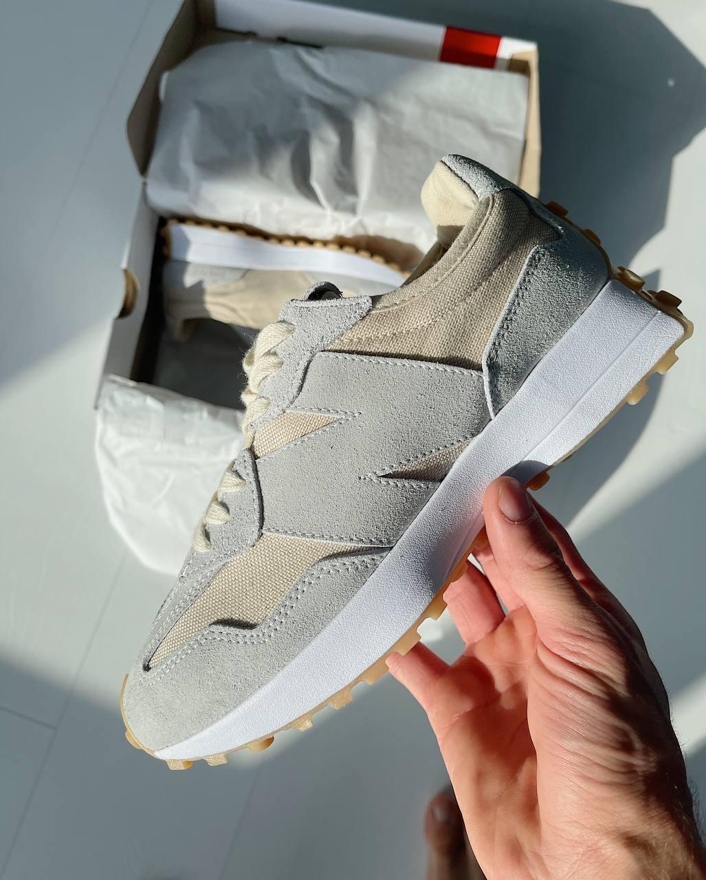 New Balance 327 Beige Grey White