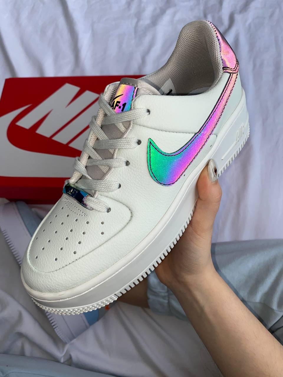 Nike Air Force 1 White Reflective Sage