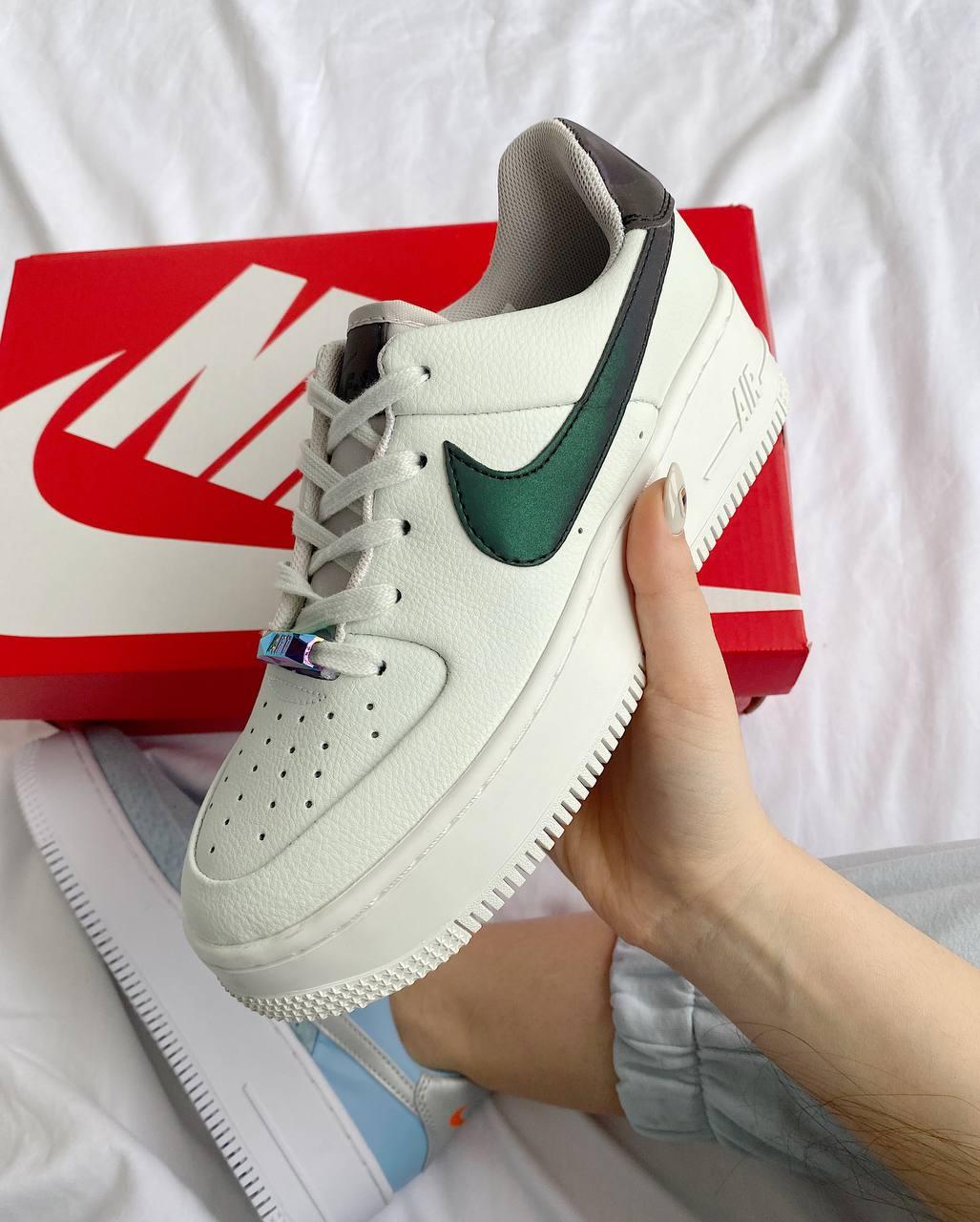Nike Air Force 1 White Reflective Sage