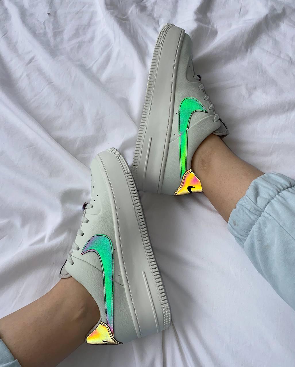 Nike Air Force 1 White Reflective Sage