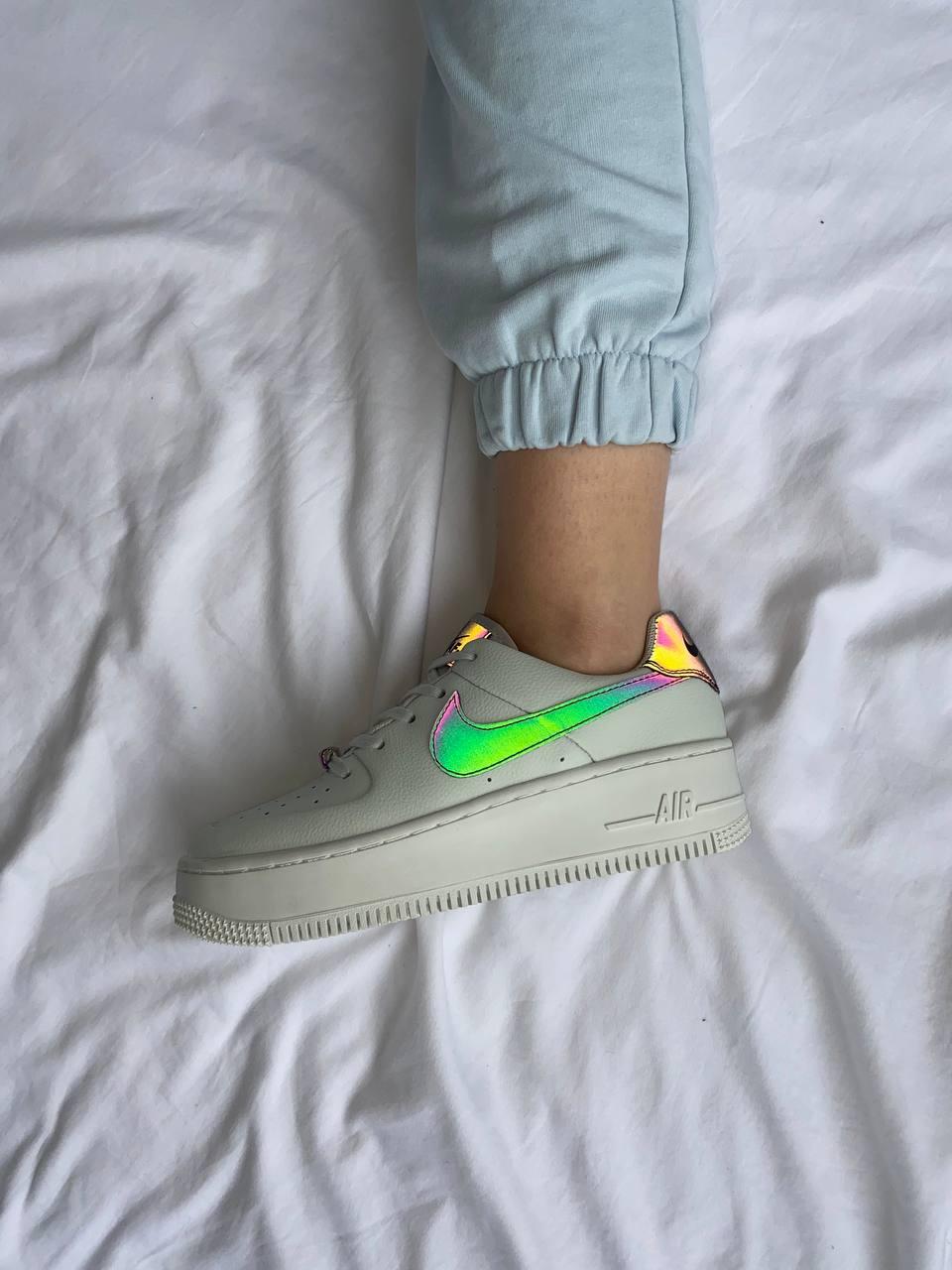 Nike Air Force 1 White Reflective Sage