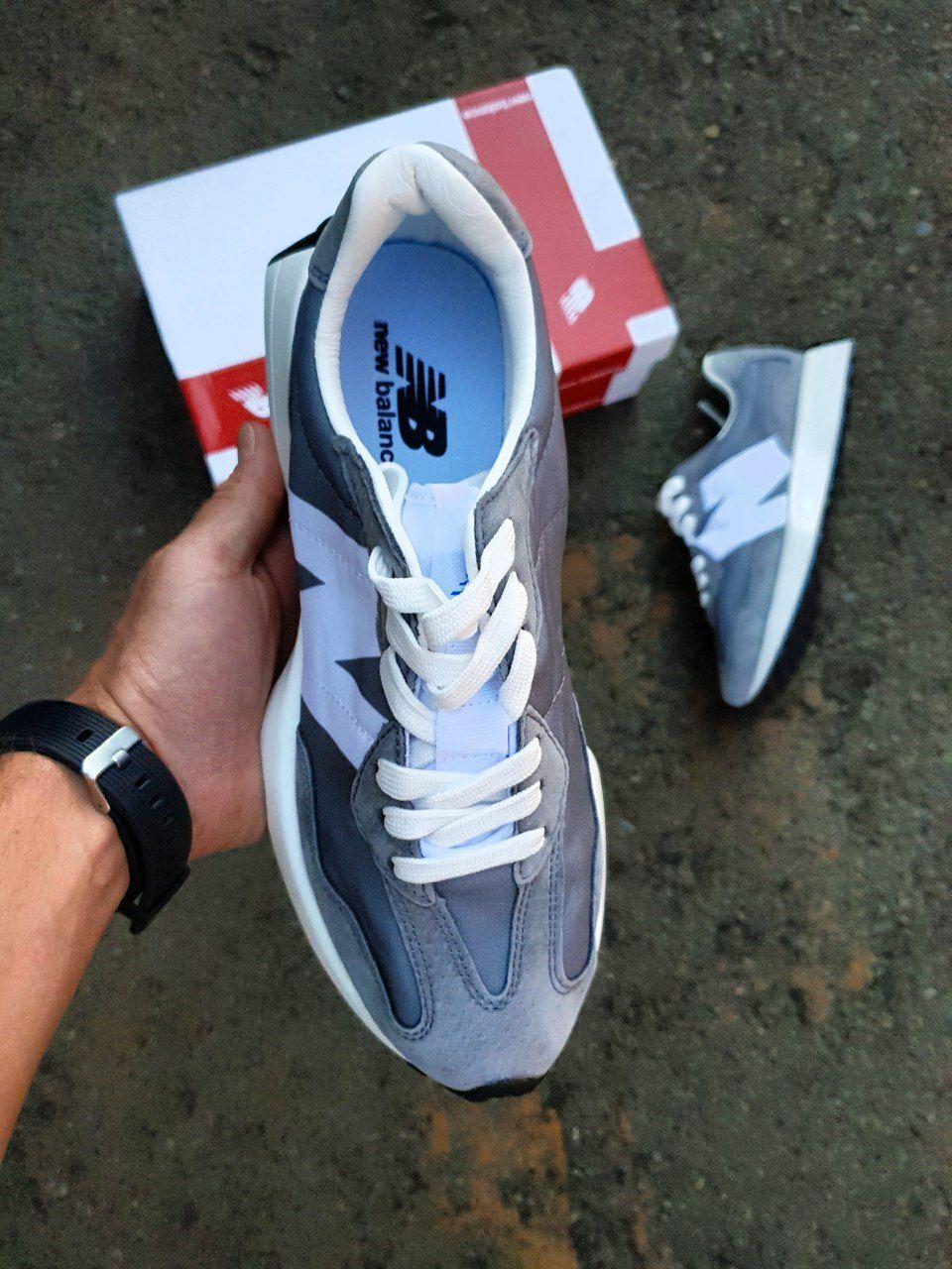 New Balance 327 White Grey