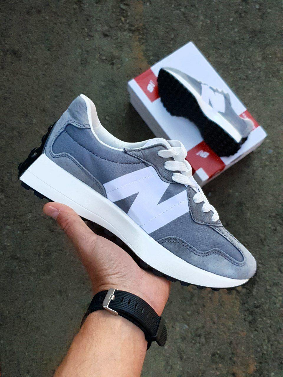 New Balance 327 White Grey