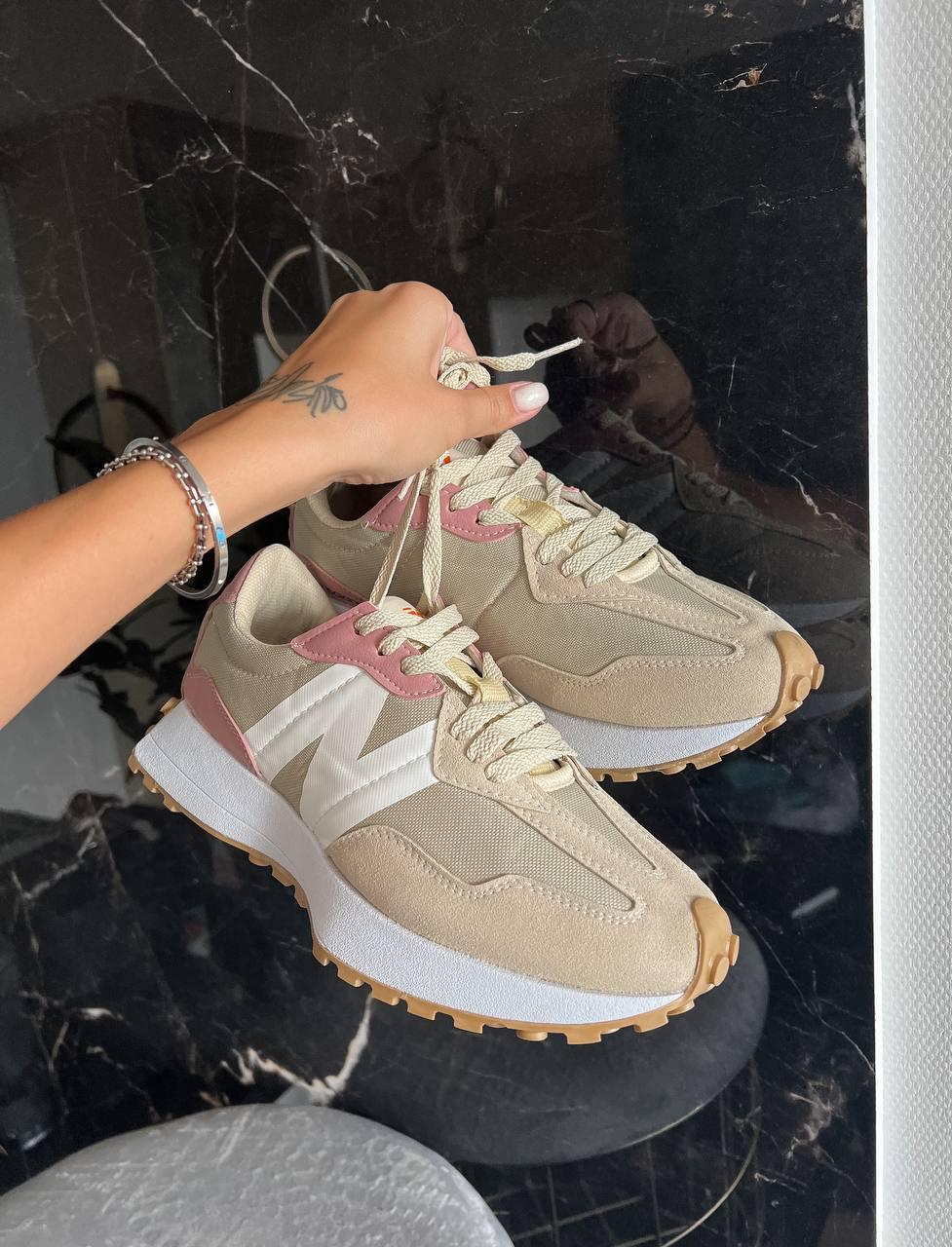 New Balance 327 Beige Pink