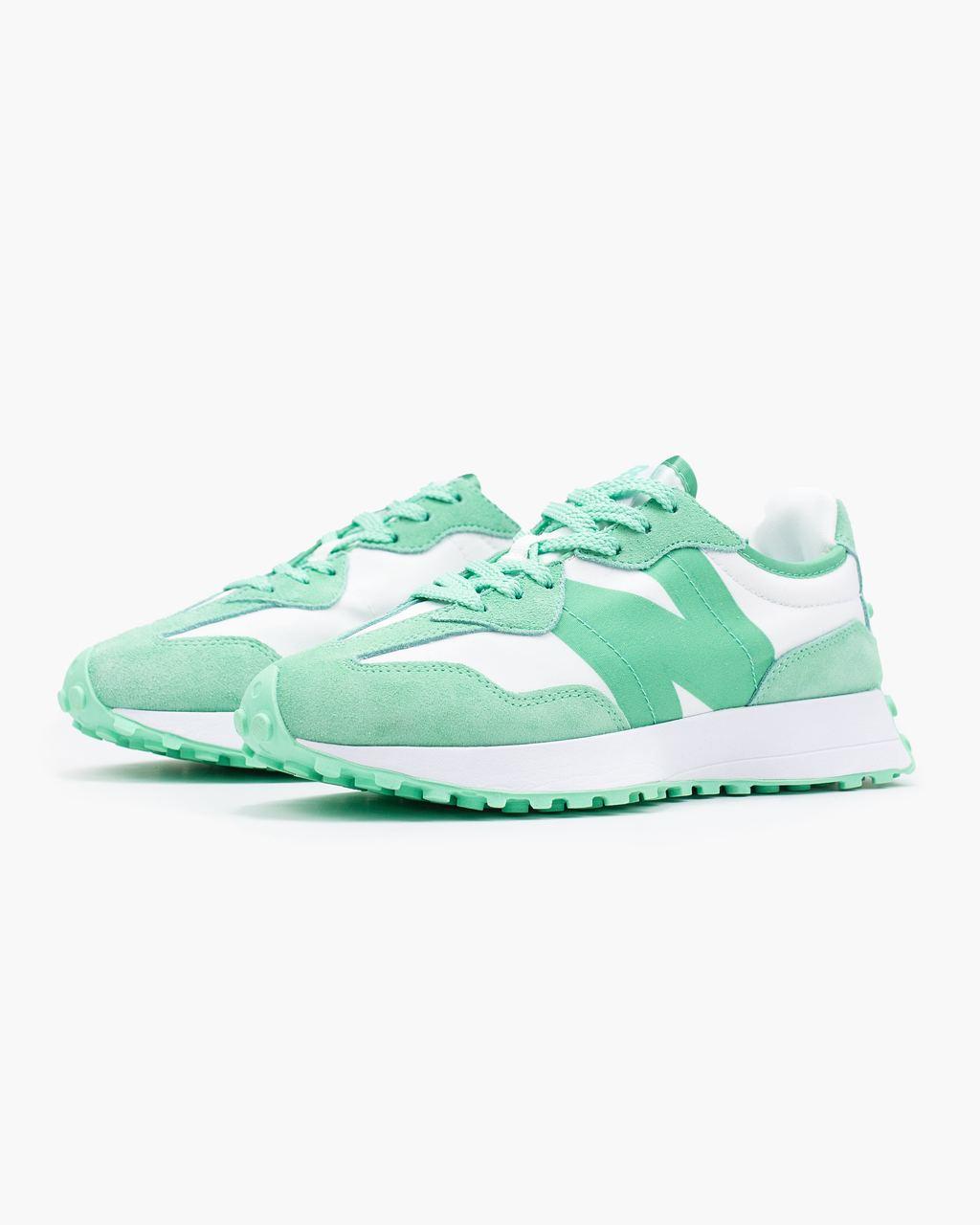 New Balance 327 Mint White