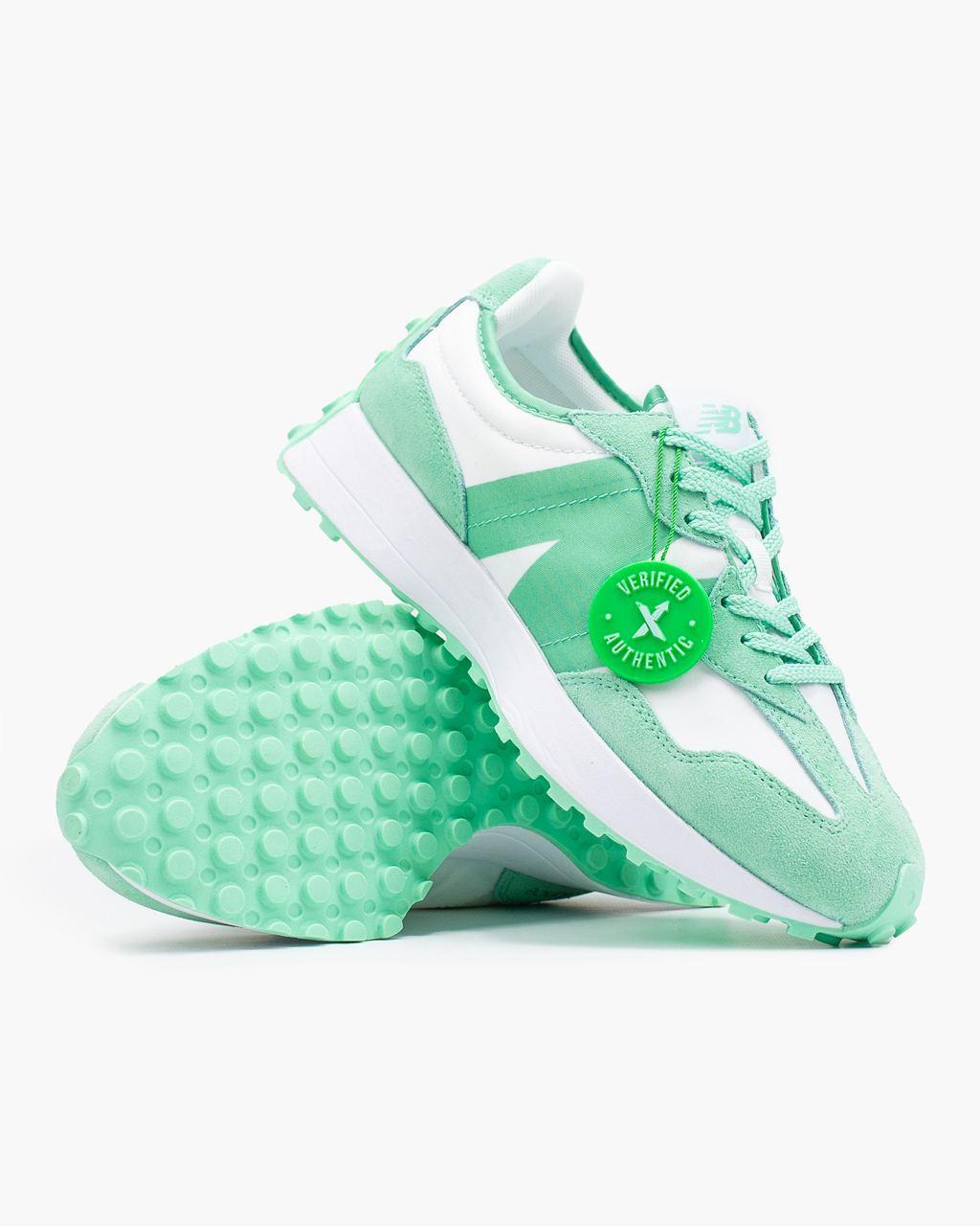 New Balance 327 Mint White