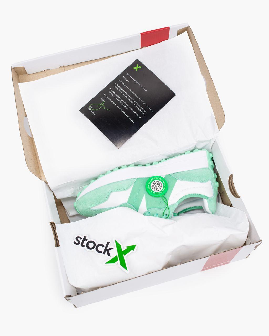 New Balance 327 Mint White