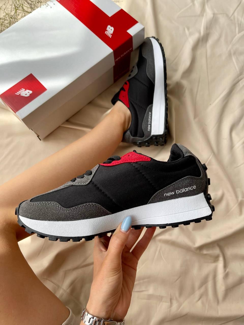 New Balance 327 Grey Red
