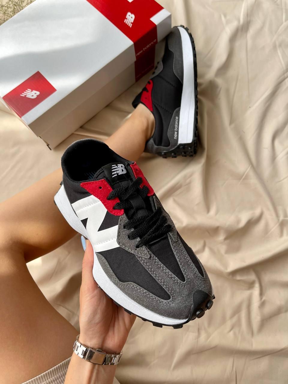 New Balance 327 Grey Red