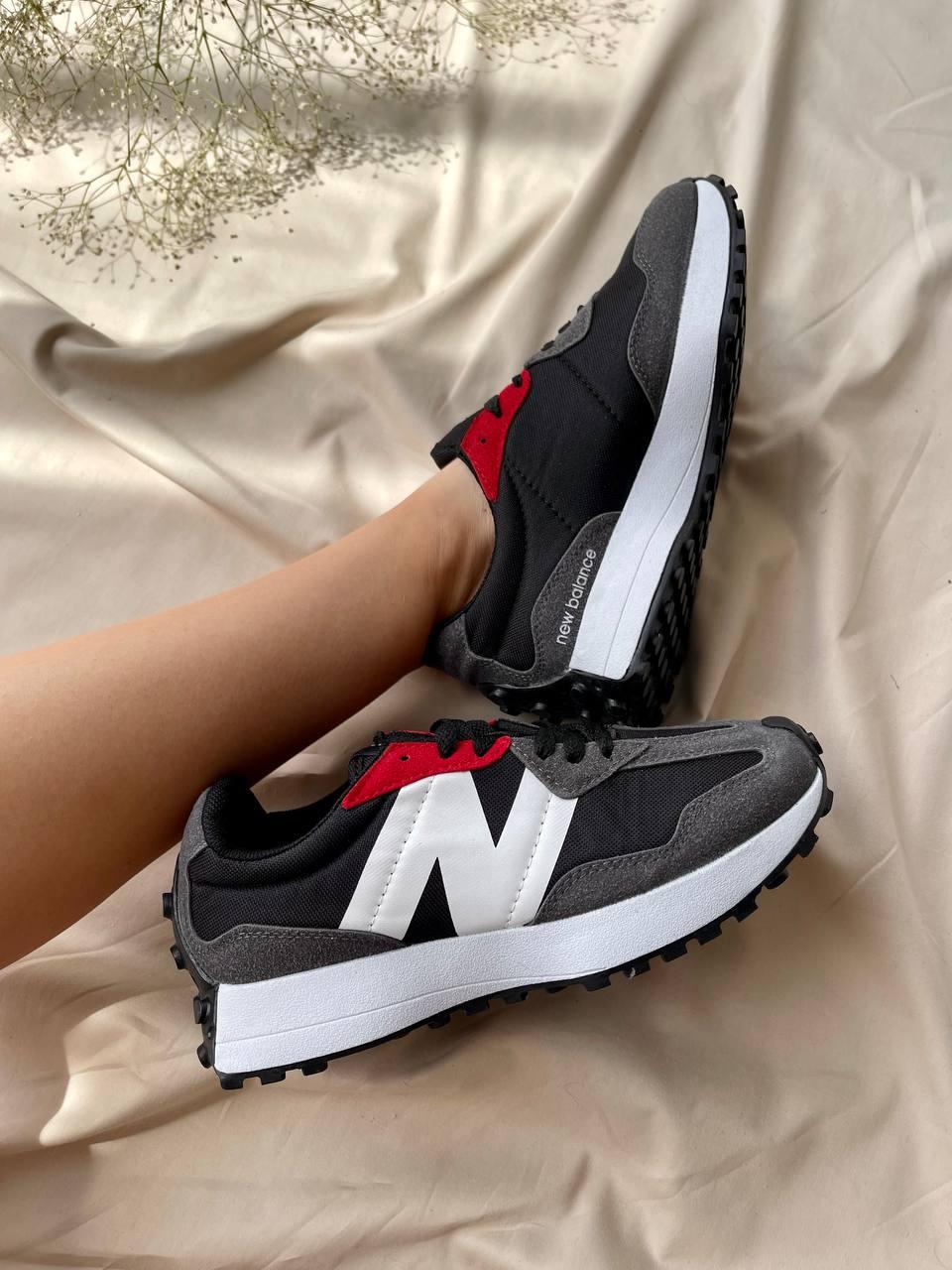 New Balance 327 Grey Red