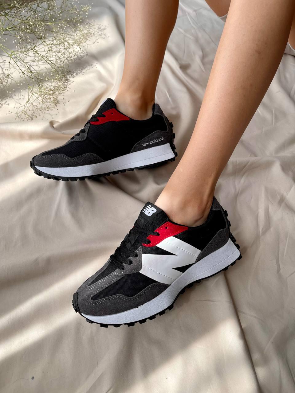 New Balance 327 Grey Red