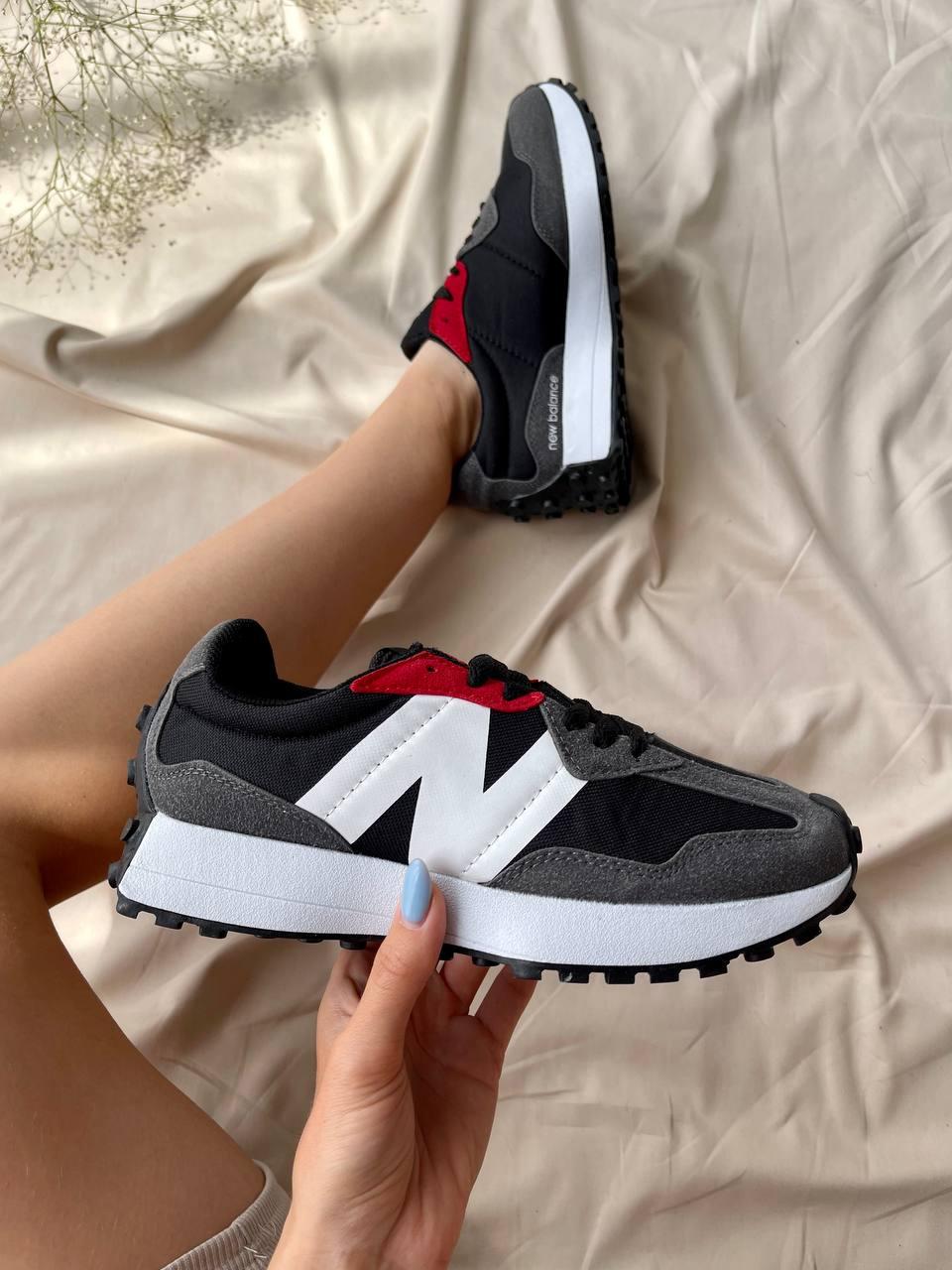 New Balance 327 Grey Red