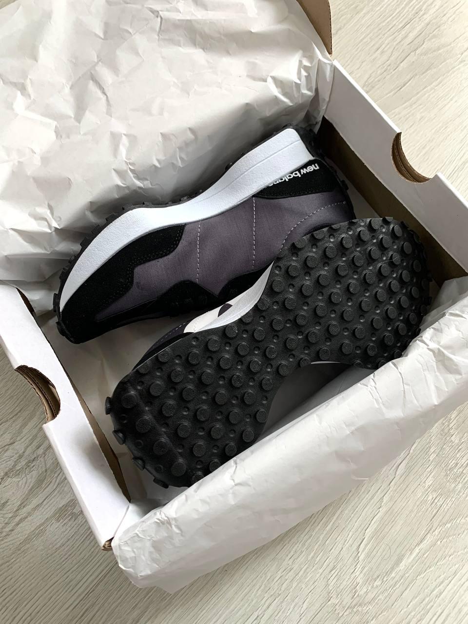 New Balance 327 Grey Black White