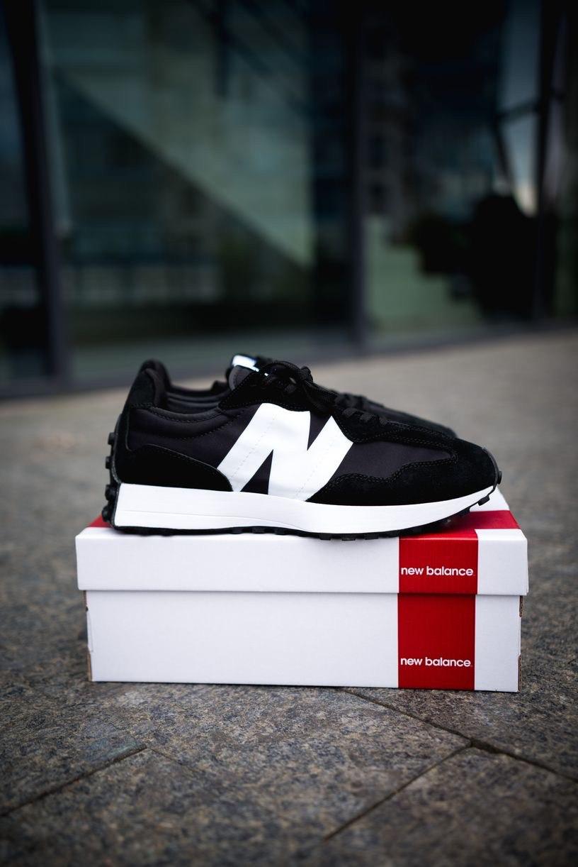 New Balance 327 Black White