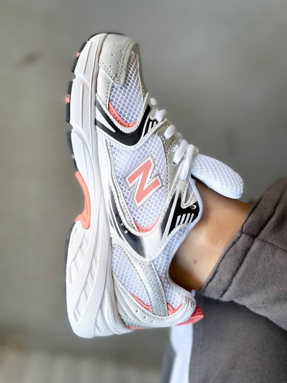 New Balance 530 White Silver Orange