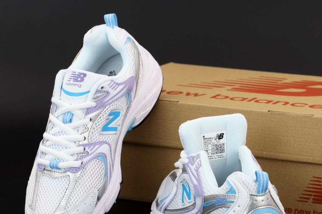 New Balance 530 White Silver Mint