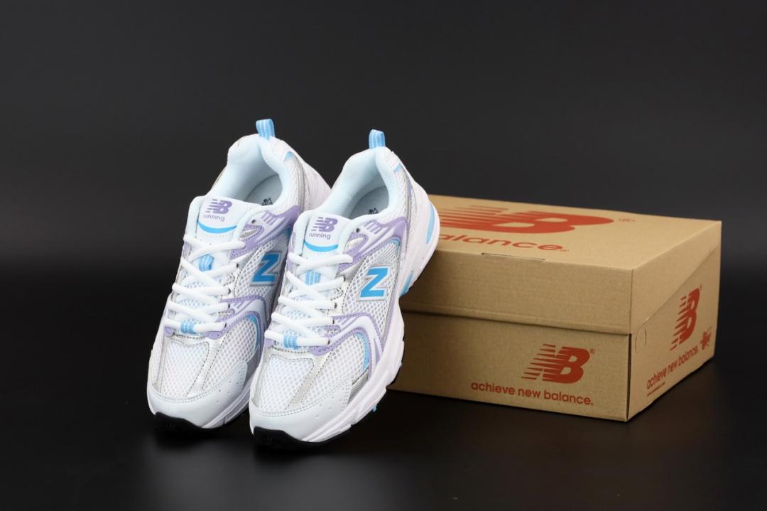 New Balance 530 White Silver Mint