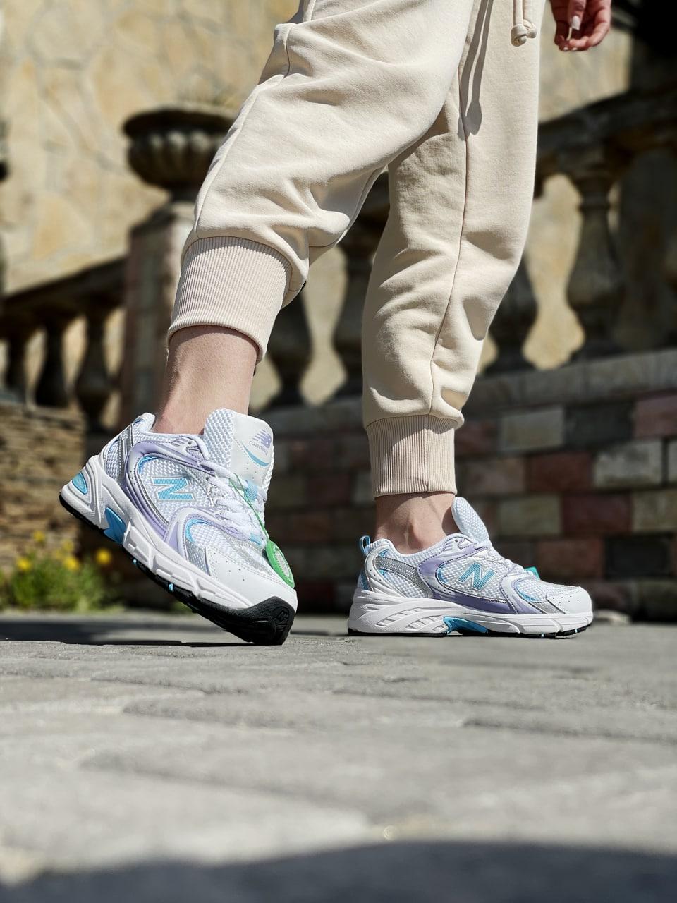 New Balance 530 White Silver Mint