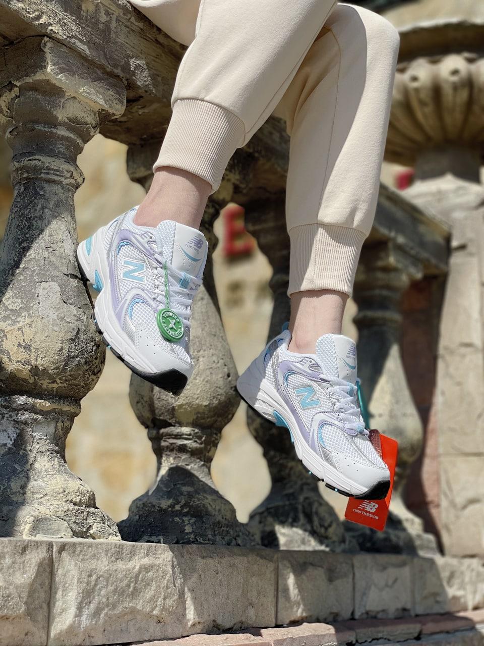 New Balance 530 White Silver Mint