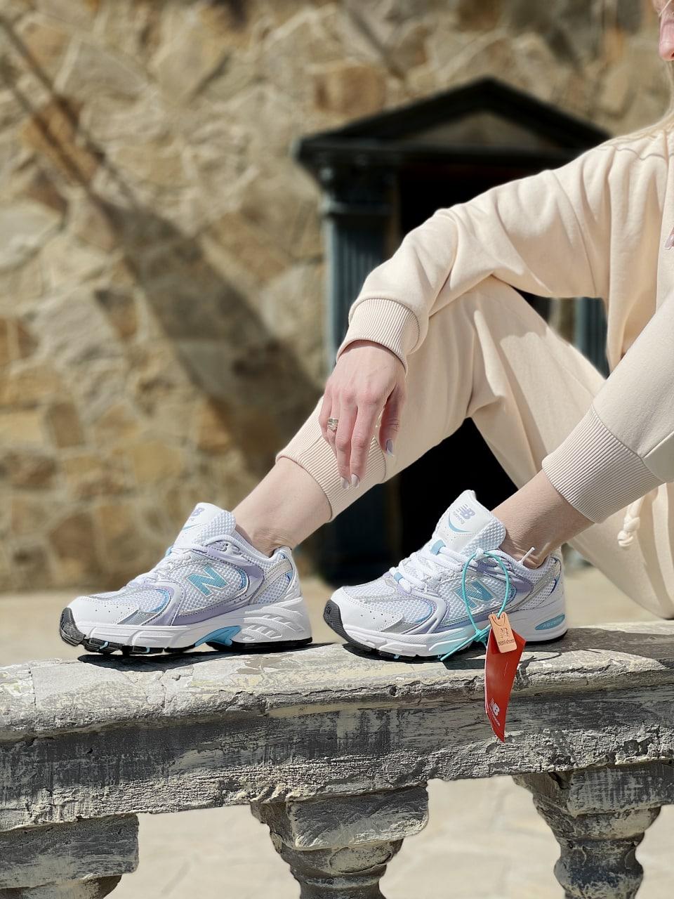 New Balance 530 White Silver Mint