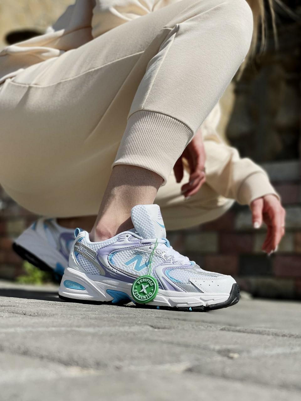 New Balance 530 White Silver Mint