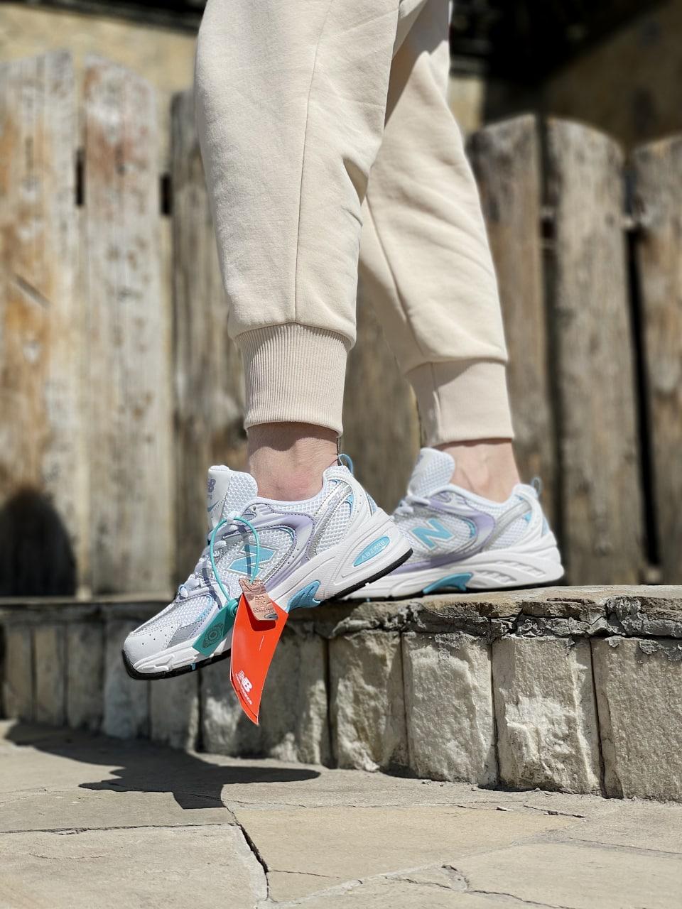 New Balance 530 White Silver Mint