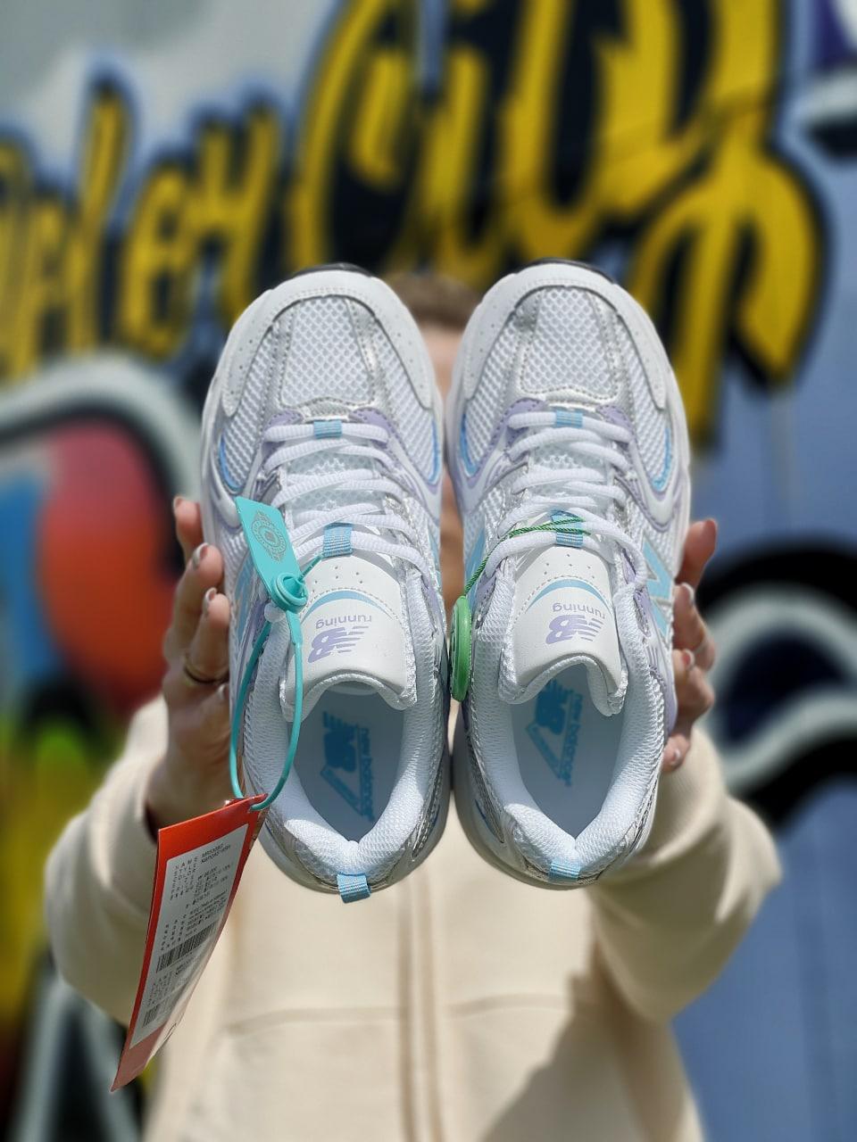 New Balance 530 White Silver Mint