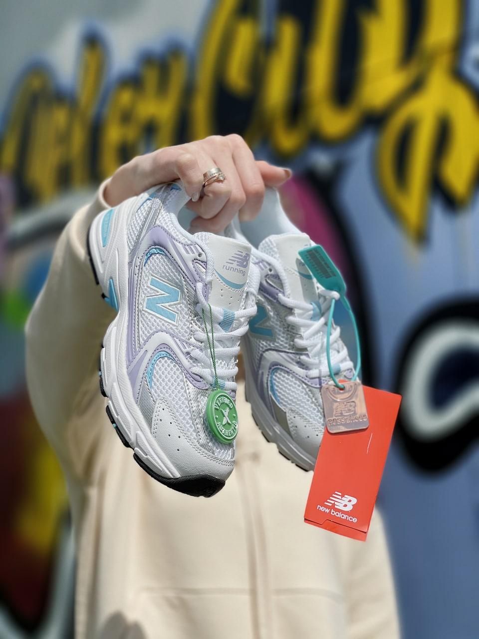 New Balance 530 White Silver Mint