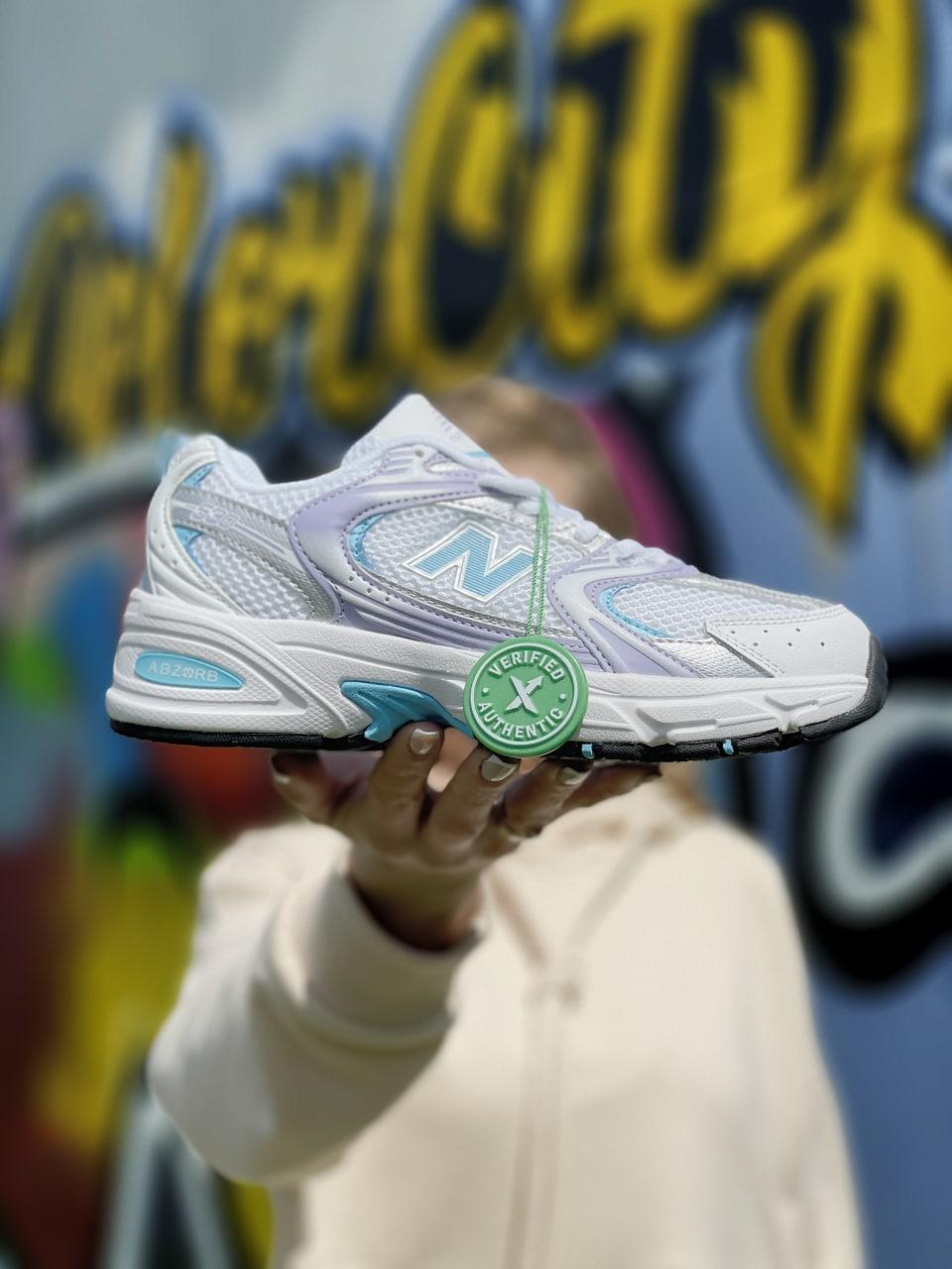 New Balance 530 White Silver Mint